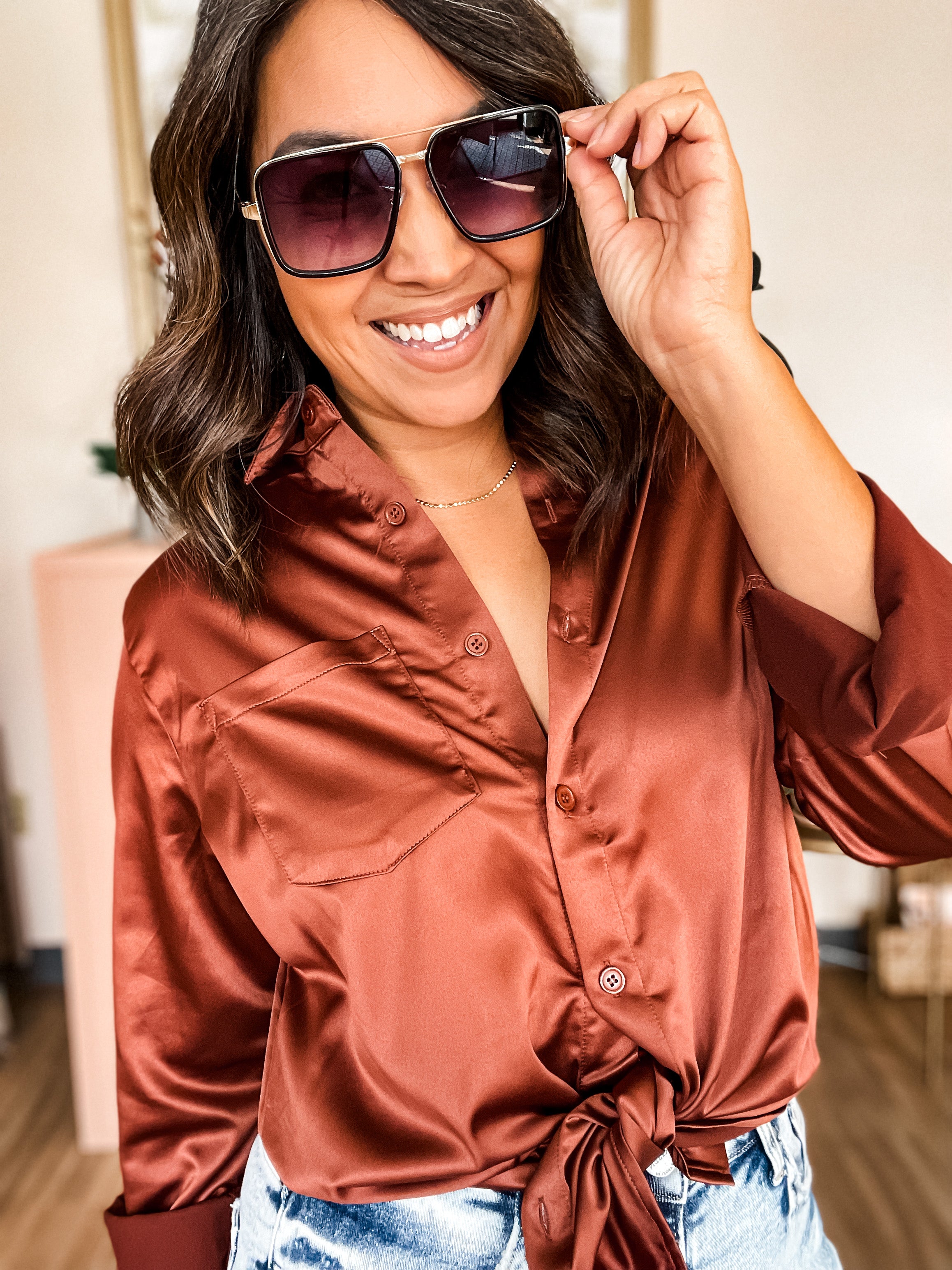 Square Framed Aviator Style Sunnies